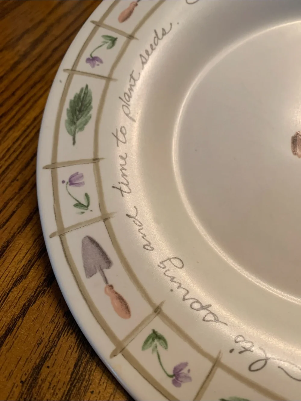Pfaltzgraff Single Salad Plate. Perennials Pattern